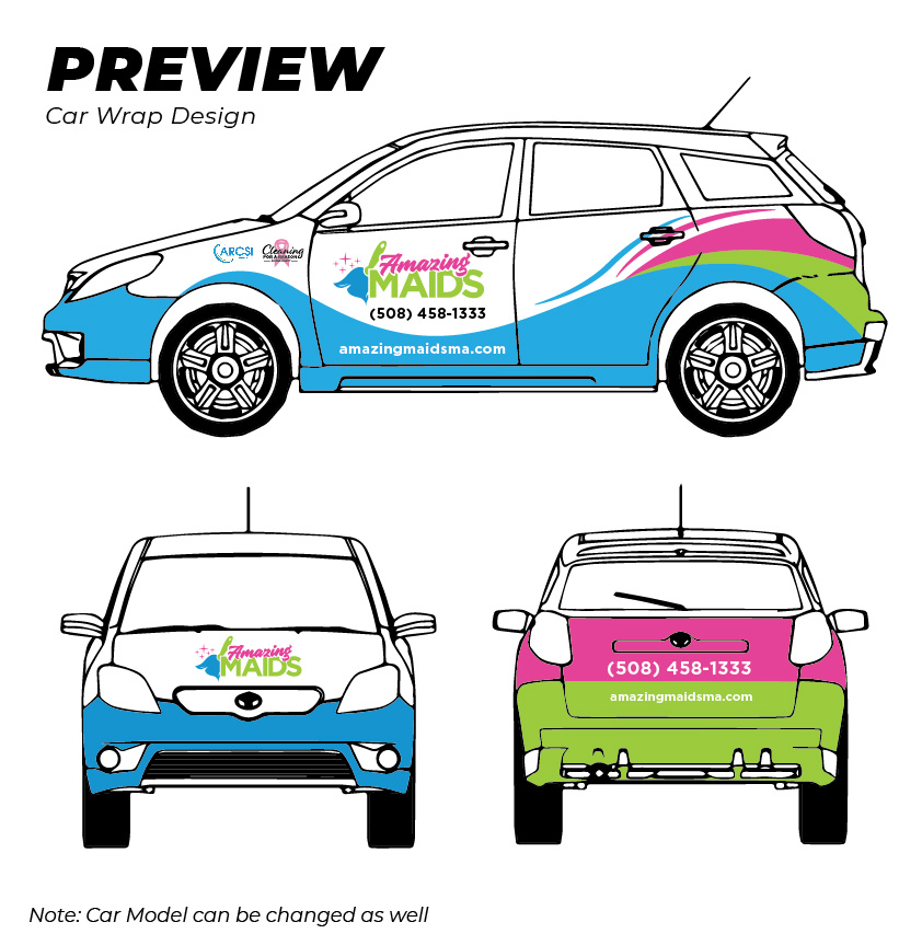 Car Wrap-Design von ZISGraphics für CleanlyPro, Inc.  | Design #23549262
