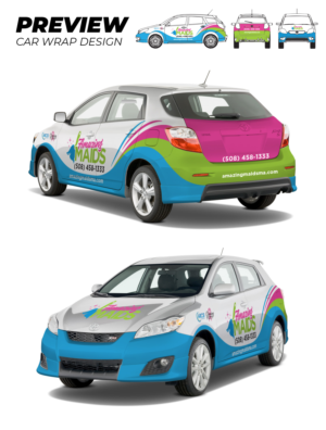 THE BEST Car Wrap Design for a house cleaning business  | Diseño de Rotulación de Vehículo por ZISGraphics
