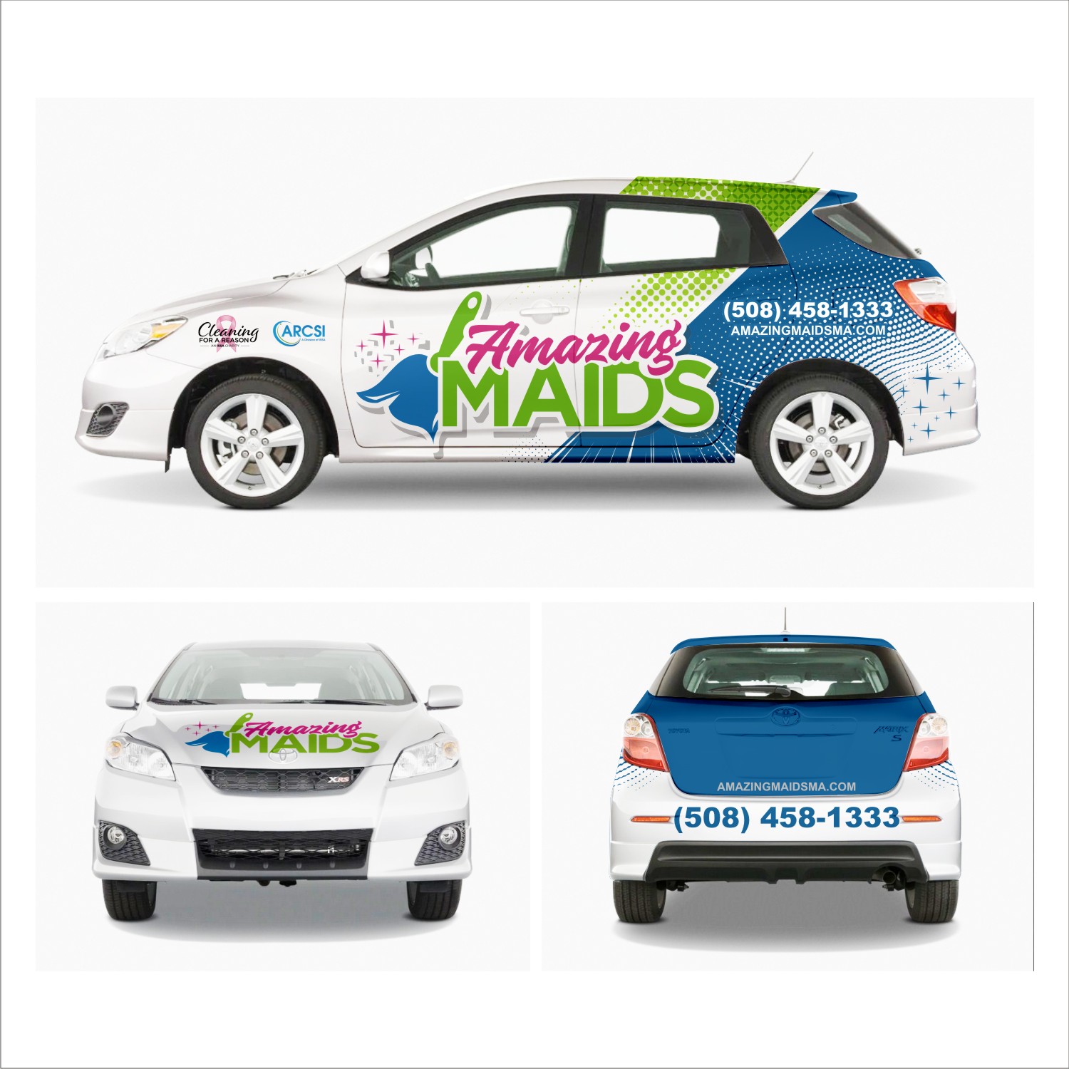 Car Wrap Design by DG+ for CleanlyPro, Inc.  | Design #23586837