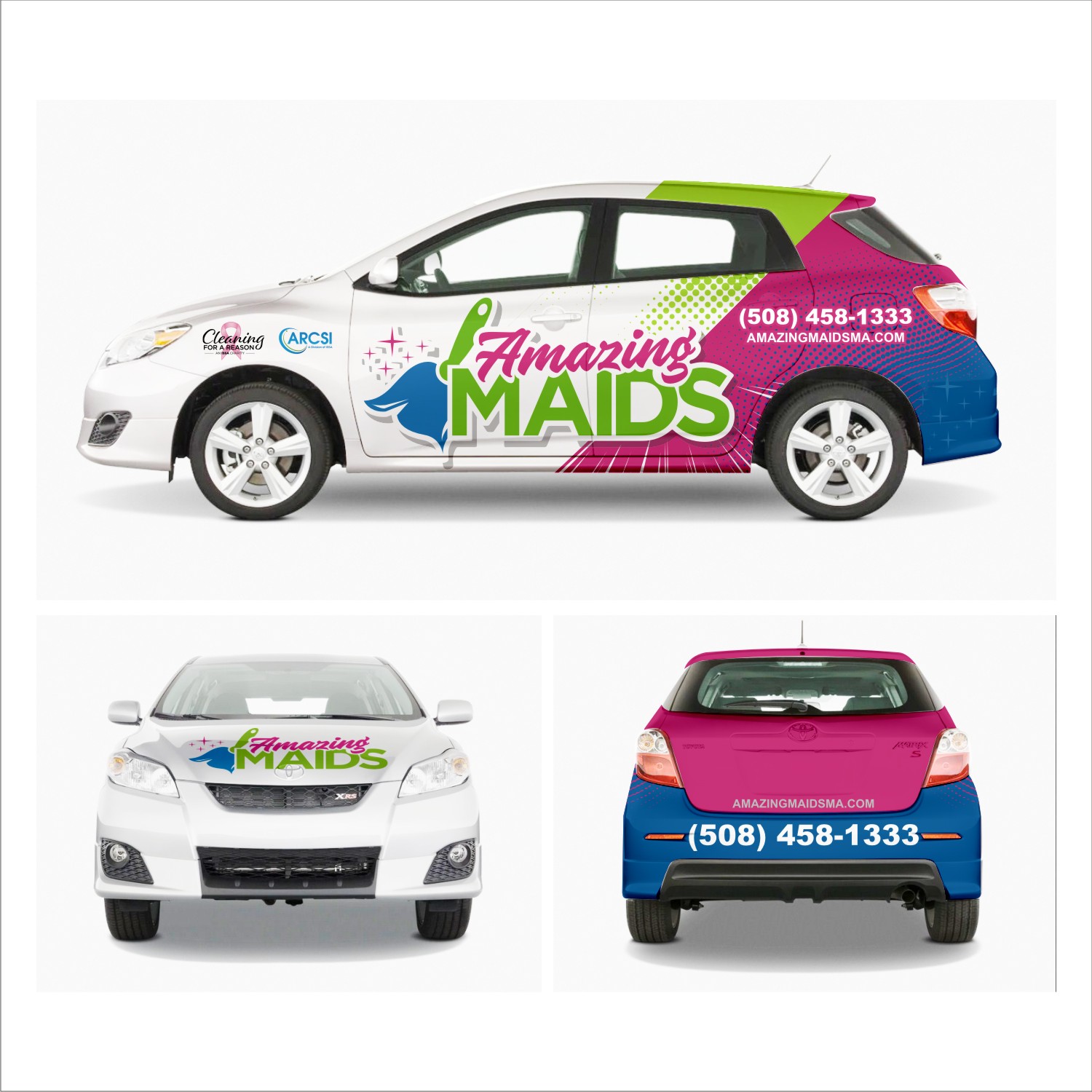 Car Wrap Design by DG+ for CleanlyPro, Inc.  | Design #23589646