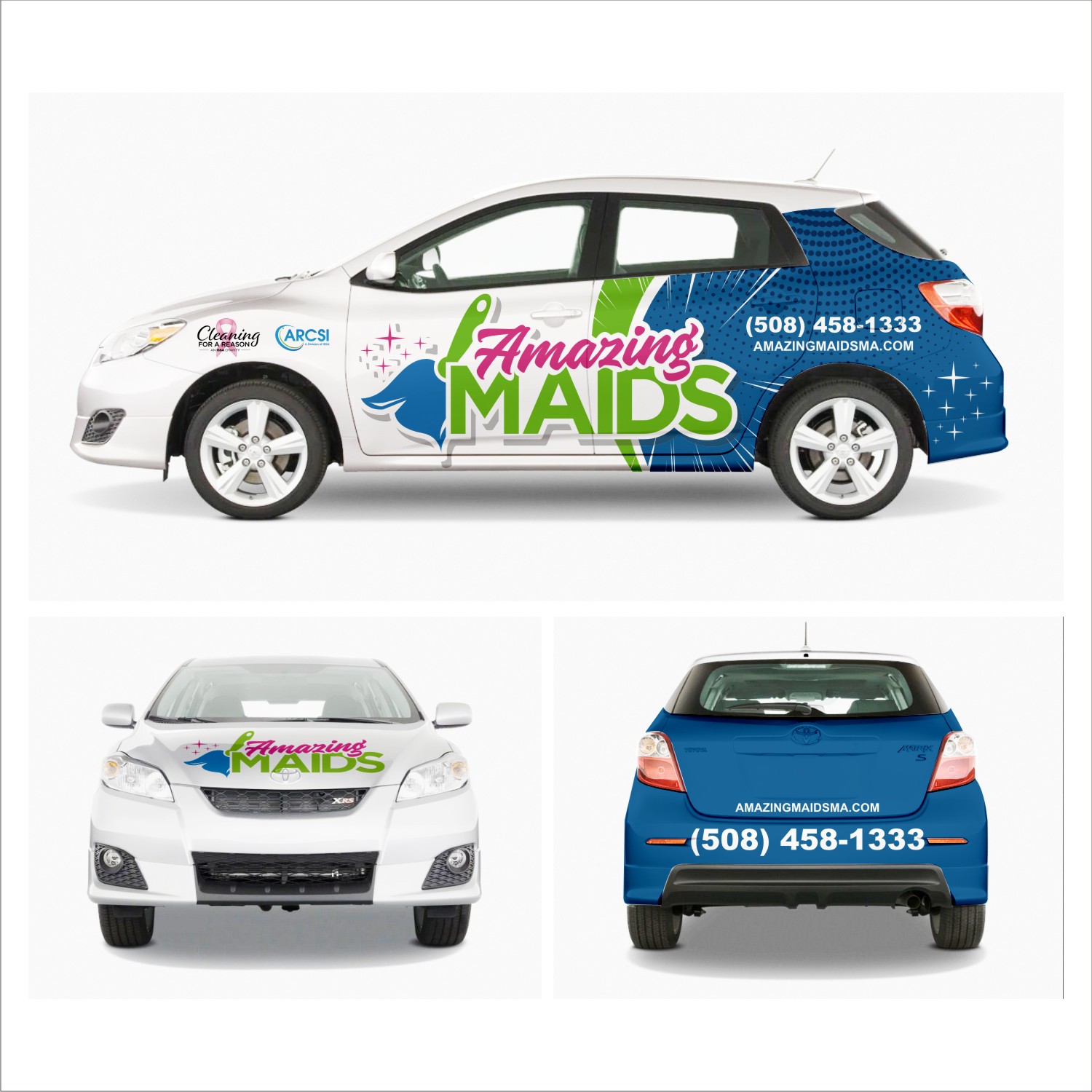 Car Wrap Design by DG+ for CleanlyPro, Inc.  | Design #23589677