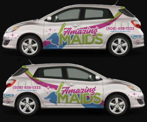 THE BEST Car Wrap Design for a house cleaning business  | Diseño de Rotulación de Vehículo por YERR®