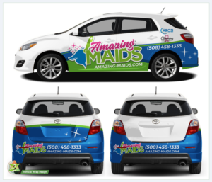 THE BEST Car Wrap Design for a house cleaning business  | Car Wrap-Design von Azhoeck