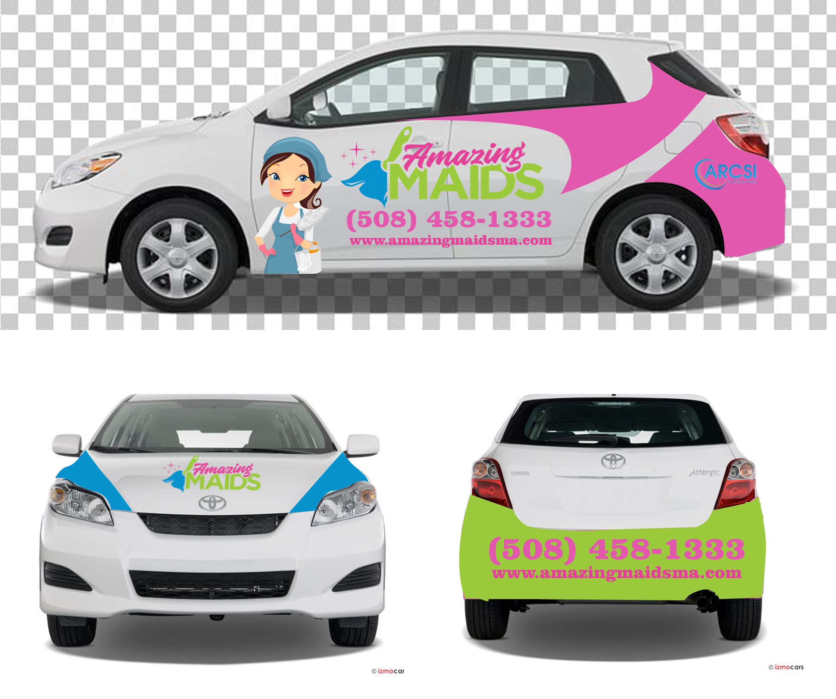 Car Wrap Design by jancon 2 for CleanlyPro, Inc.  | Design #23564882