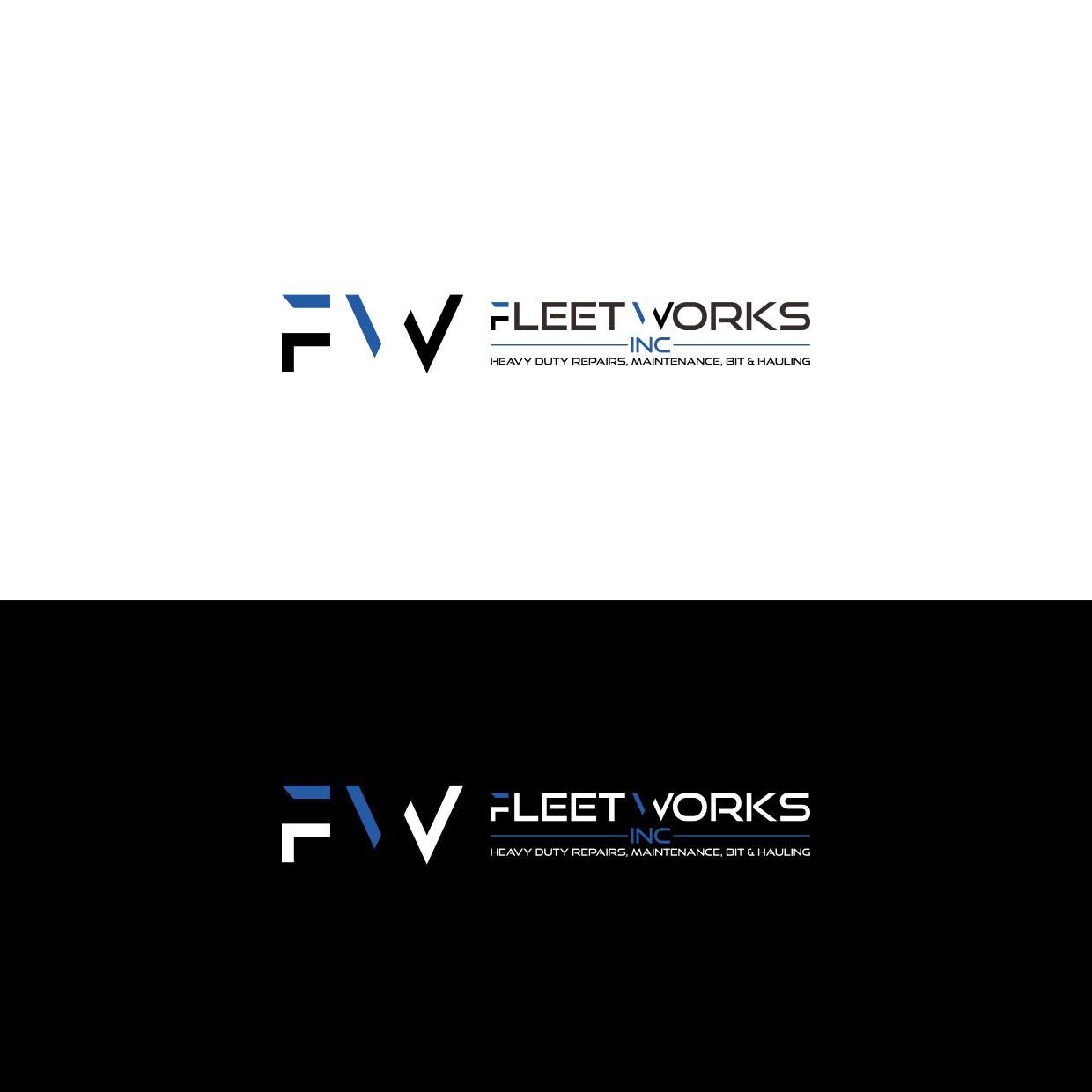 Logo Design by pelukismalam 2 for Fleetworks Inc | Design #23583959