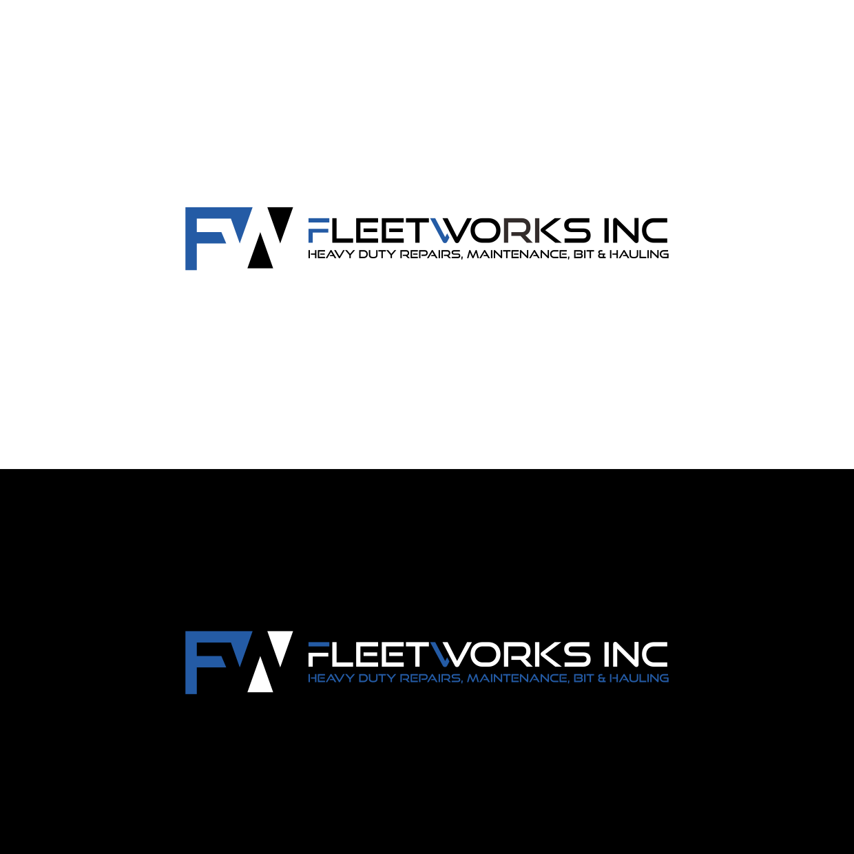 Logo Design by pelukismalam 2 for Fleetworks Inc | Design #23584604