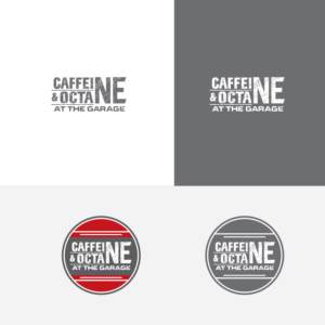 Caffeine and Octane At The Garage or Caffeine & Octane At The Garage | Logo-Design von sankar999