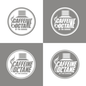 Caffeine and Octane At The Garage or Caffeine & Octane At The Garage | Logo Design by Rii