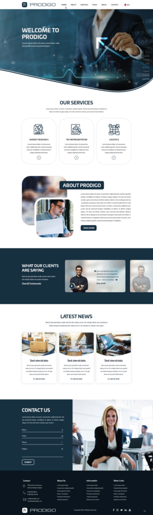 Diseño Web por pb para Prodigo Sàrl | Diseño: #23565350