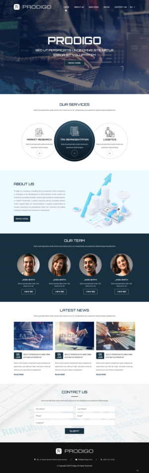 Diseño Web por pb para Prodigo Sàrl | Diseño: #23565351