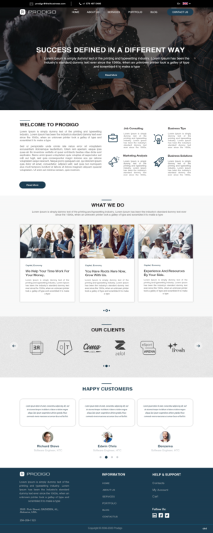 Diseño Web por pb para Prodigo Sàrl | Diseño: #23565353