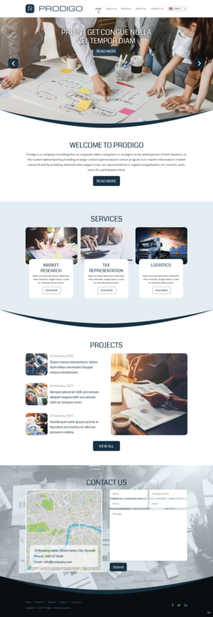 Diseño Web por pb para Prodigo Sàrl | Diseño: #23565356