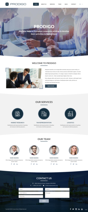 Diseño Web por pb para Prodigo Sàrl | Diseño: #23565360