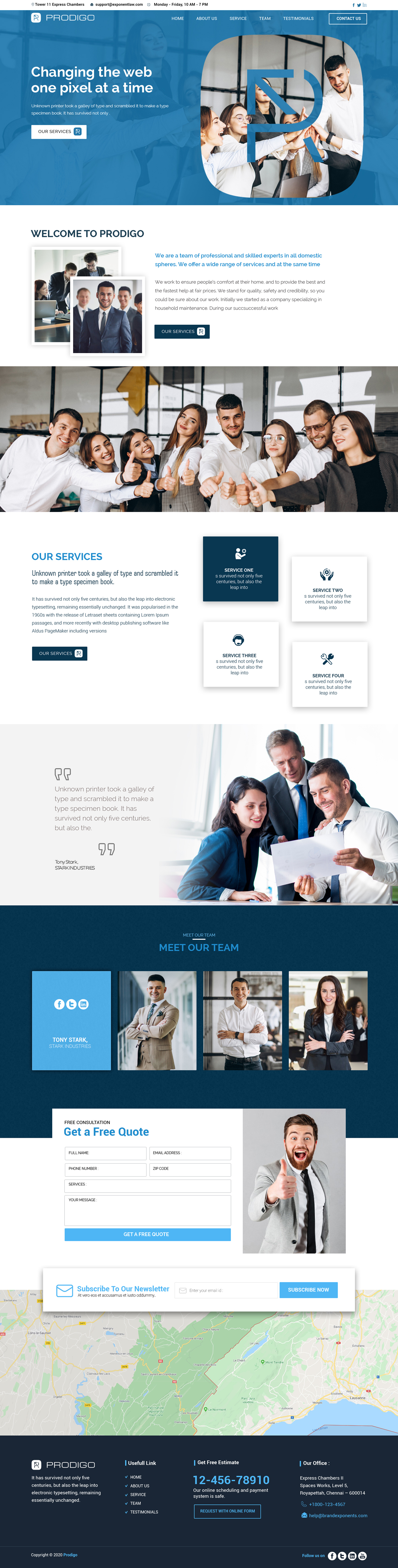 Web Design par sai.designer87 pour Prodigo Sàrl | Design #23584651