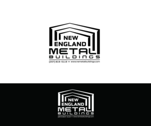 New England Metal Buildings  | Logo Design by GreenLamp