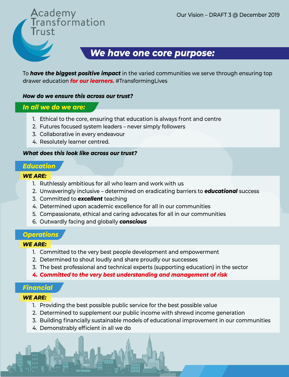 Diseño Gráfico por Al Pech para Academy Transformation Trust | Diseño #23603132