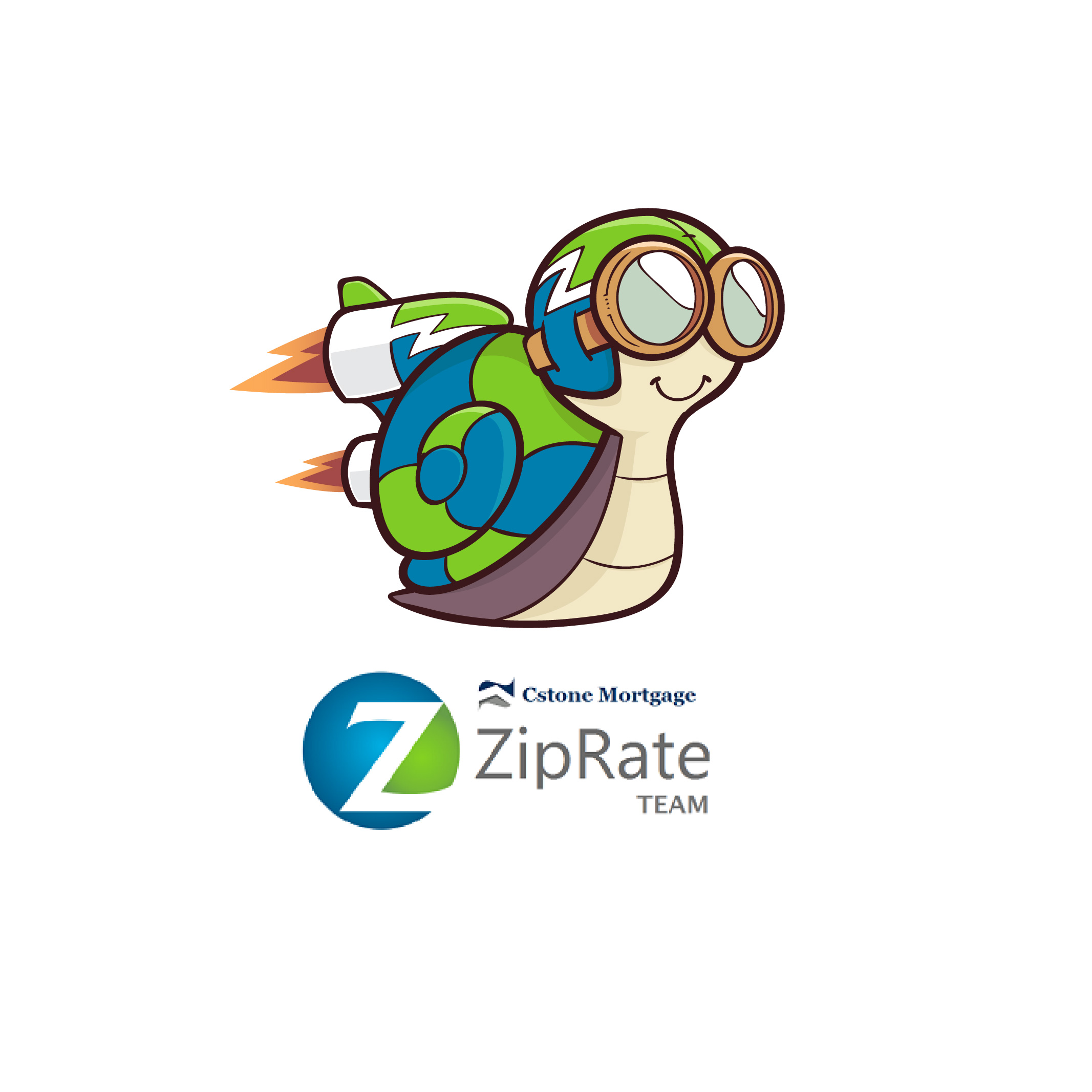 Mascot Design by Masyhurizal for ZipRate | Design #23556284