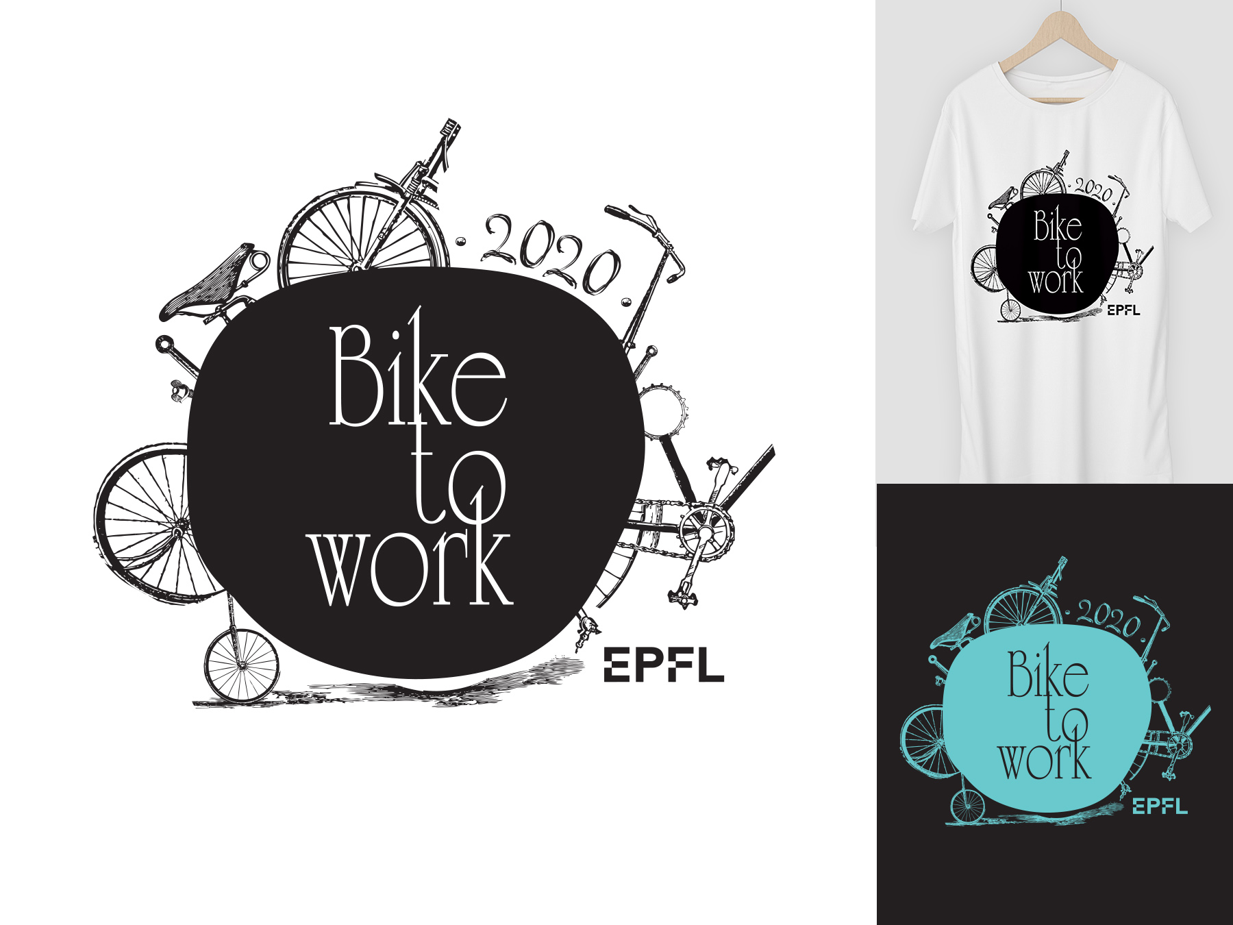 T-shirt Design by Ermina for Durabilité EPFL - Luca Fontana | Design #23569024