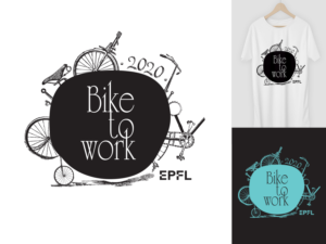 T-shirt Design by Ermina for Durabilité EPFL - Luca Fontana | Design: #23569024