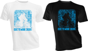 Bike to work 2020 - EPFL is a Swiss university. Each year, it organizes Bike to Work, a team challen | Diseño de Camiseta por bacujkov