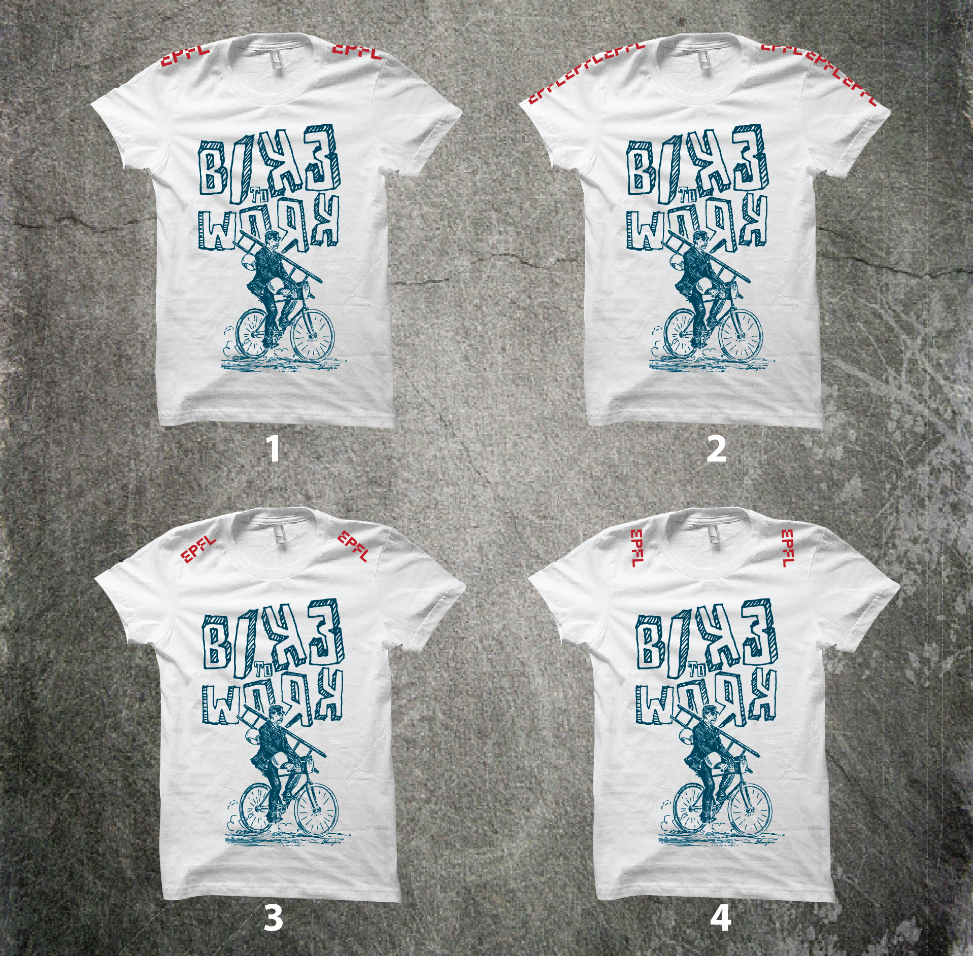 T-shirt Design by Taho Design for Durabilité EPFL - Luca Fontana | Design #23710124
