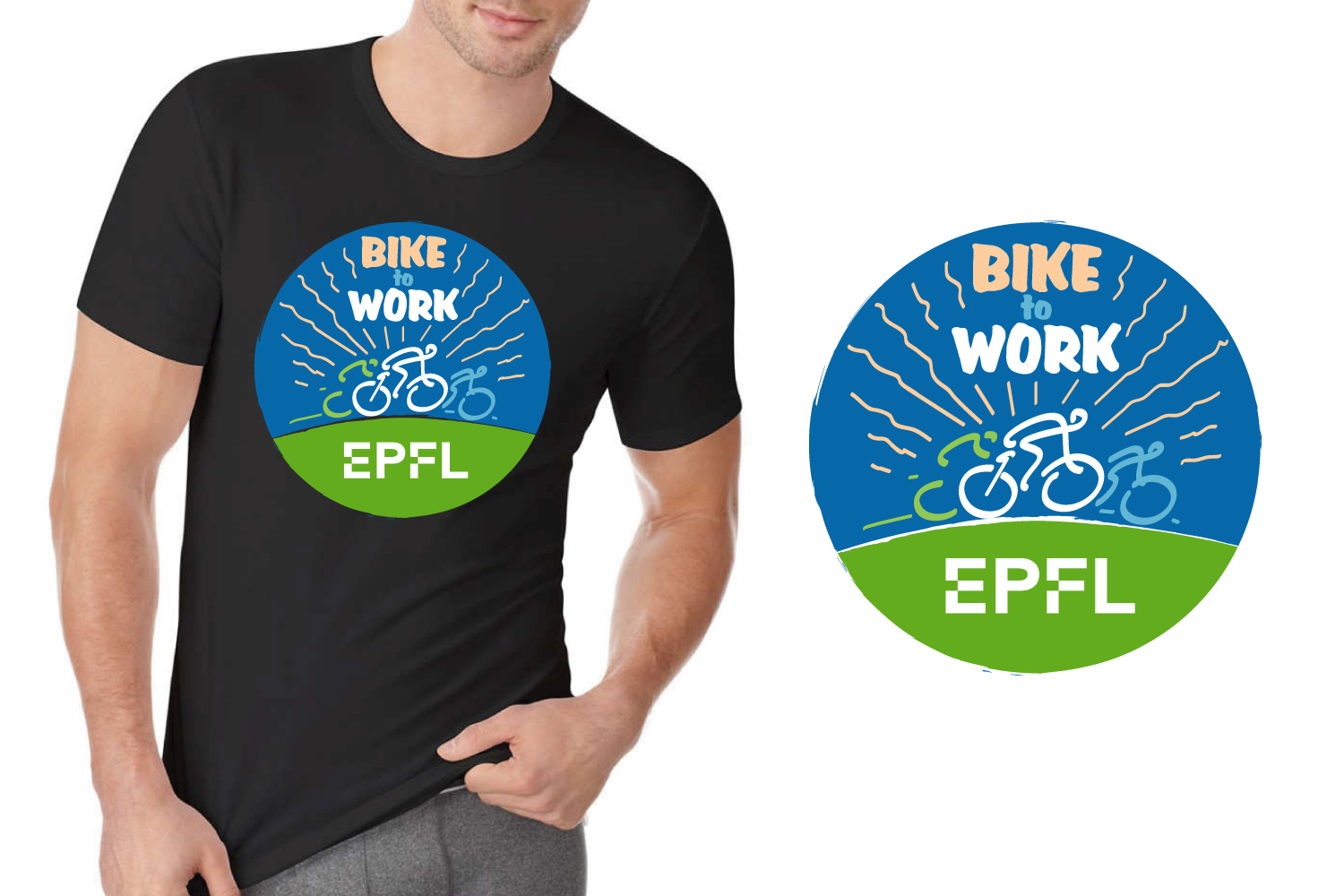 Design de T-shirt par Jay Design pour Durabilité EPFL - Luca Fontana | Design #23555400