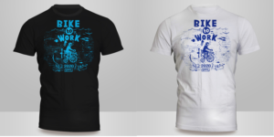Bike to work 2020 - EPFL is a Swiss university. Each year, it organizes Bike to Work, a team challen | Diseño de Camiseta por Kero