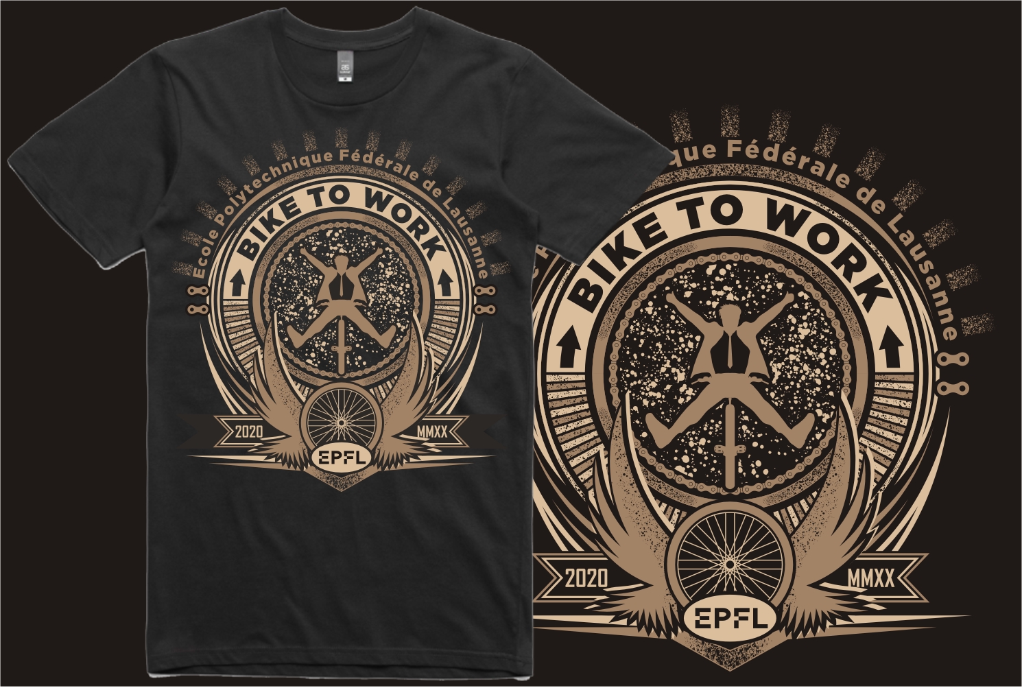 T-shirt Design by Rox Art Design for Durabilité EPFL - Luca Fontana | Design #23556366