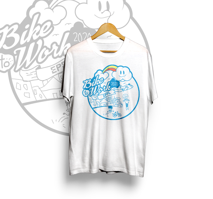 T-shirt Design by HELLOCRUNK for Durabilité EPFL - Luca Fontana | Design #23553696