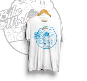 Bike to work 2020 - EPFL is a Swiss university. Each year, it organizes Bike to Work, a team challen | Diseño de Camiseta por HELLOCRUNK