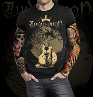 Audio Reign Hard Rock Tshirt Design