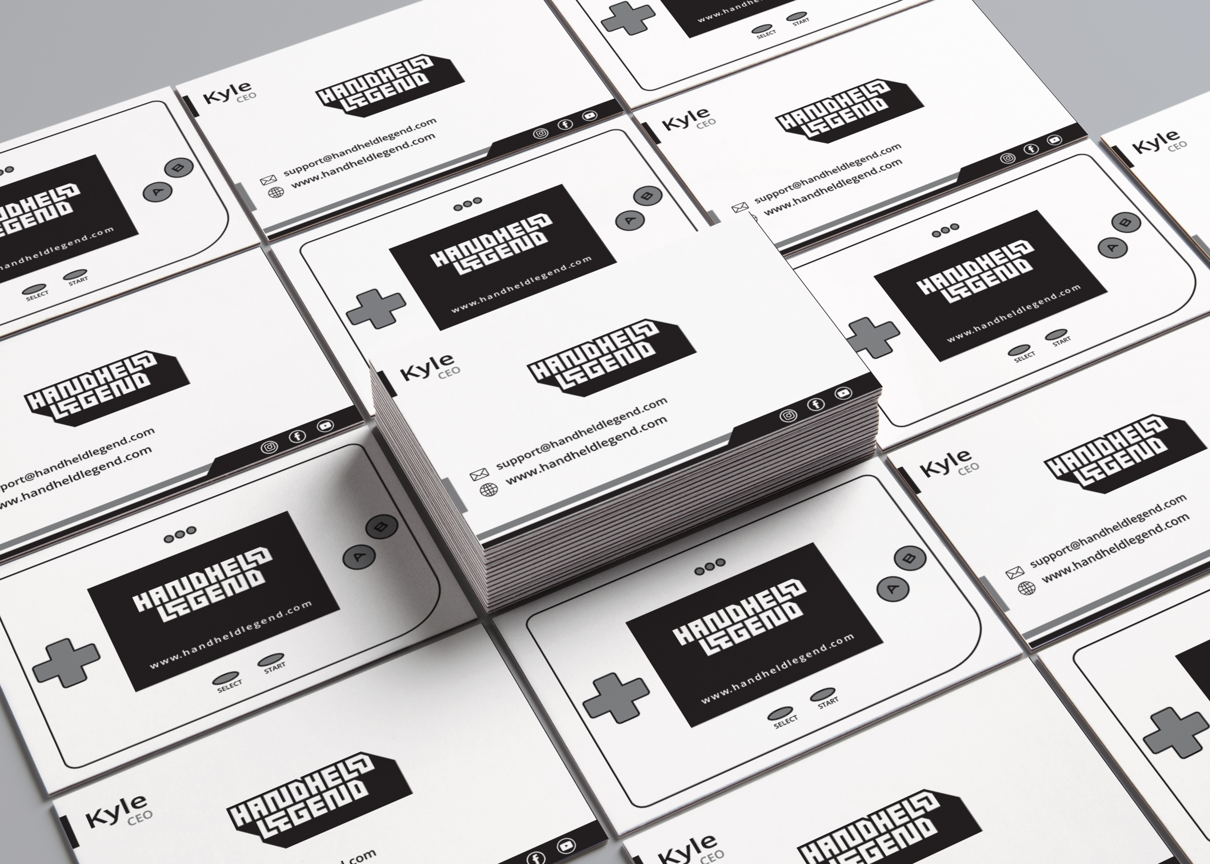 Business Card Design by Nafeesarts for Hand Held Legend | Design #23574627