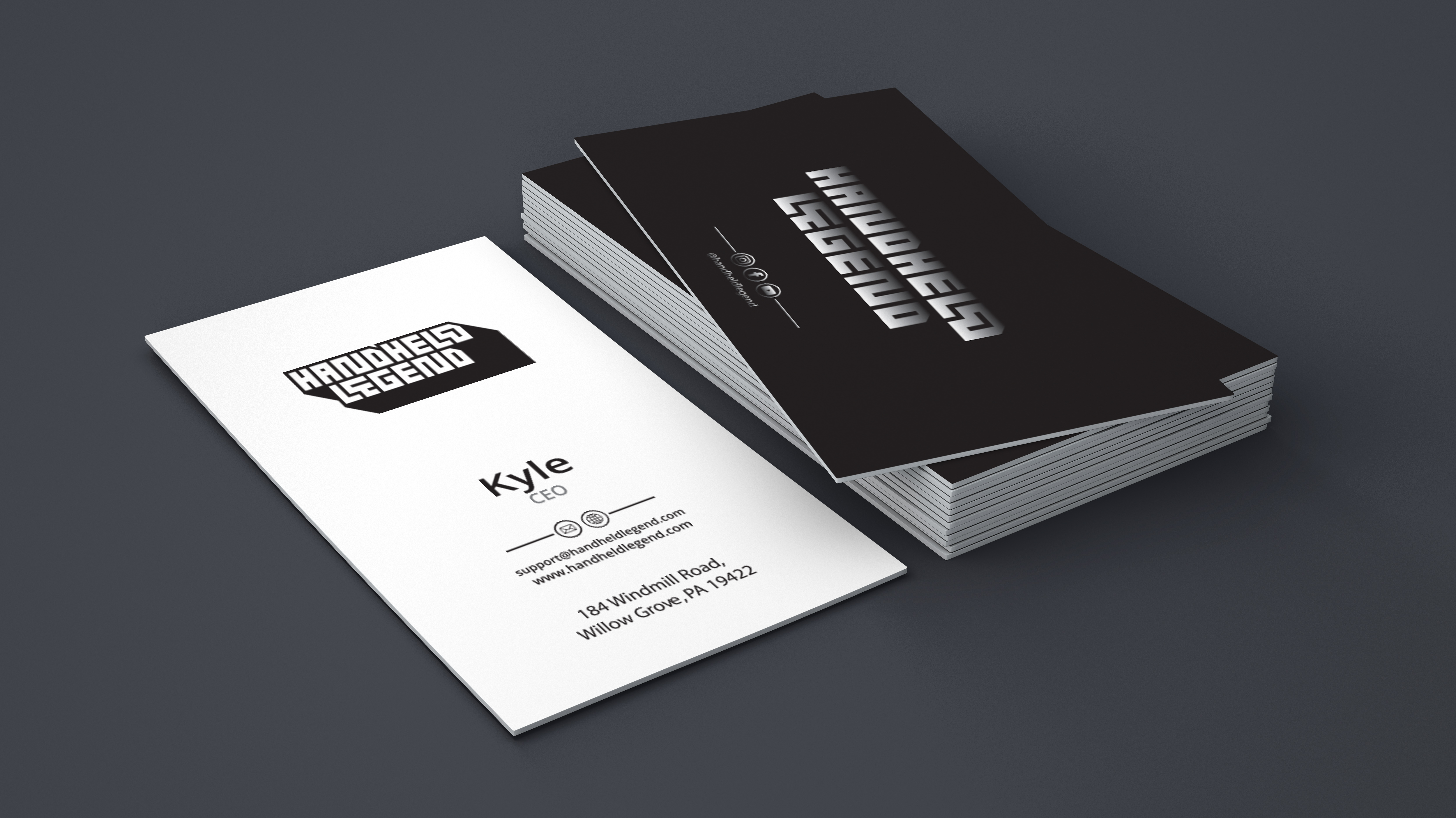 Business Card Design by Nafeesarts for Hand Held Legend | Design #23575525