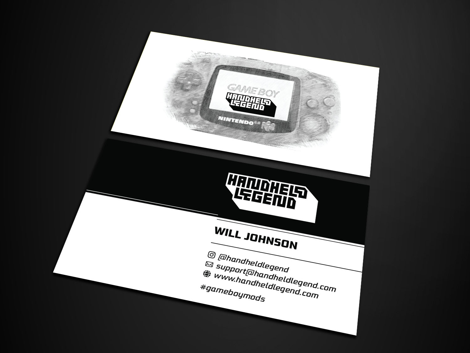 Visitenkarten-Design von Verified artistry (Design garden) für Hand Held Legend | Design #23553019