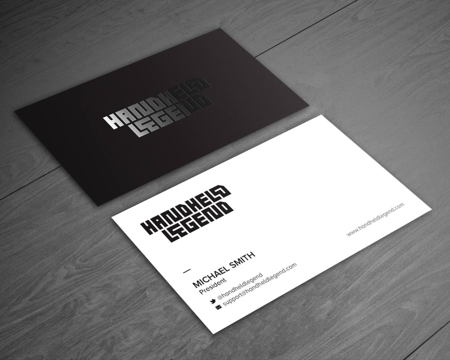 Diseño de Tarjeta de Presentación por chandrayaan.creative para Hand Held Legend | Diseño #23556404