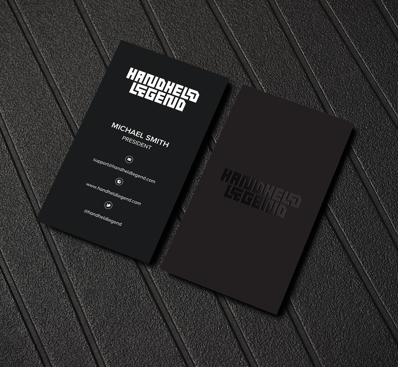 Business Card Design by chandrayaan.creative for Hand Held Legend | Design #23556419