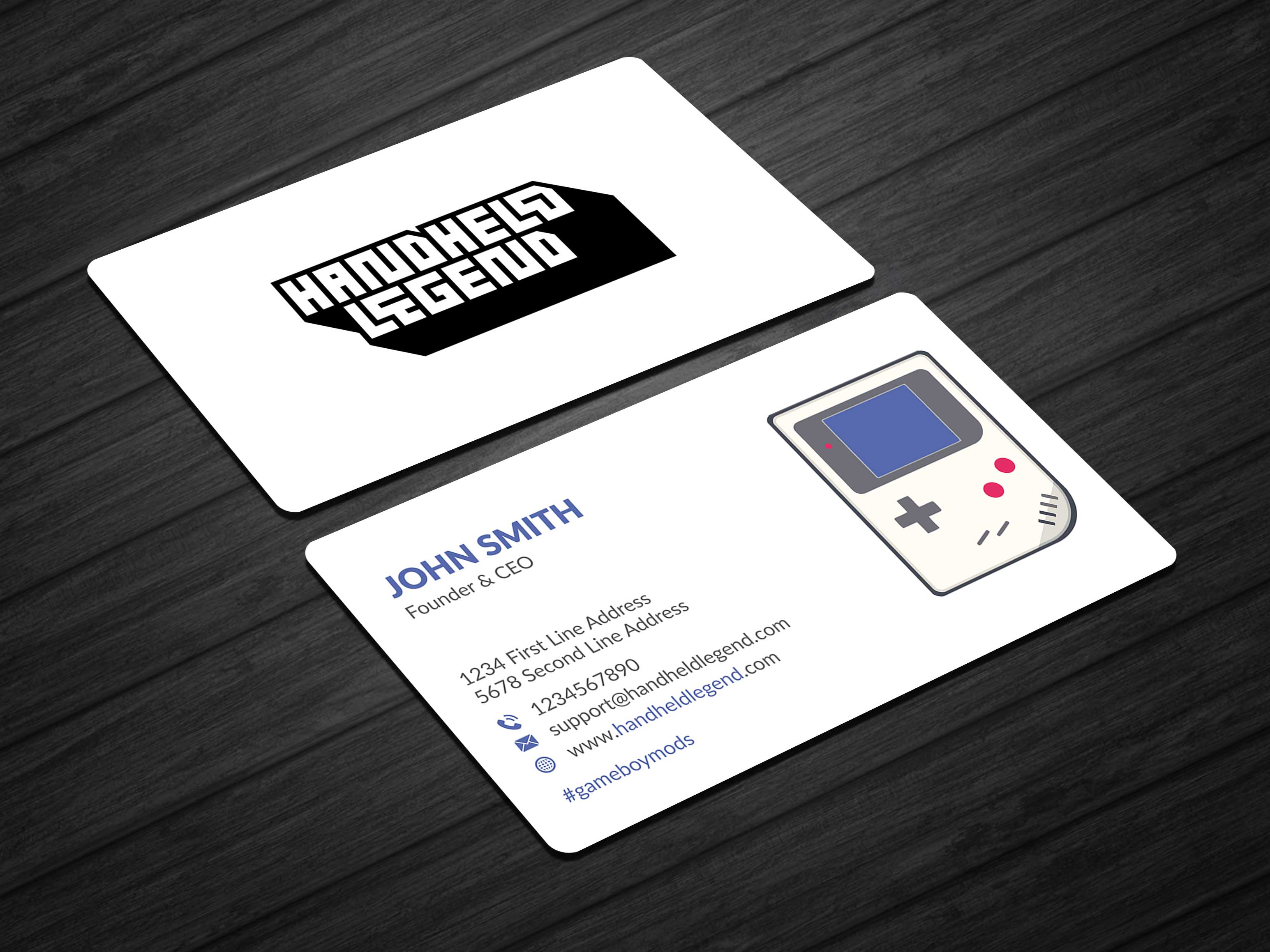 Diseño de Tarjeta de Presentación por Musa. A para Hand Held Legend | Diseño #23558558