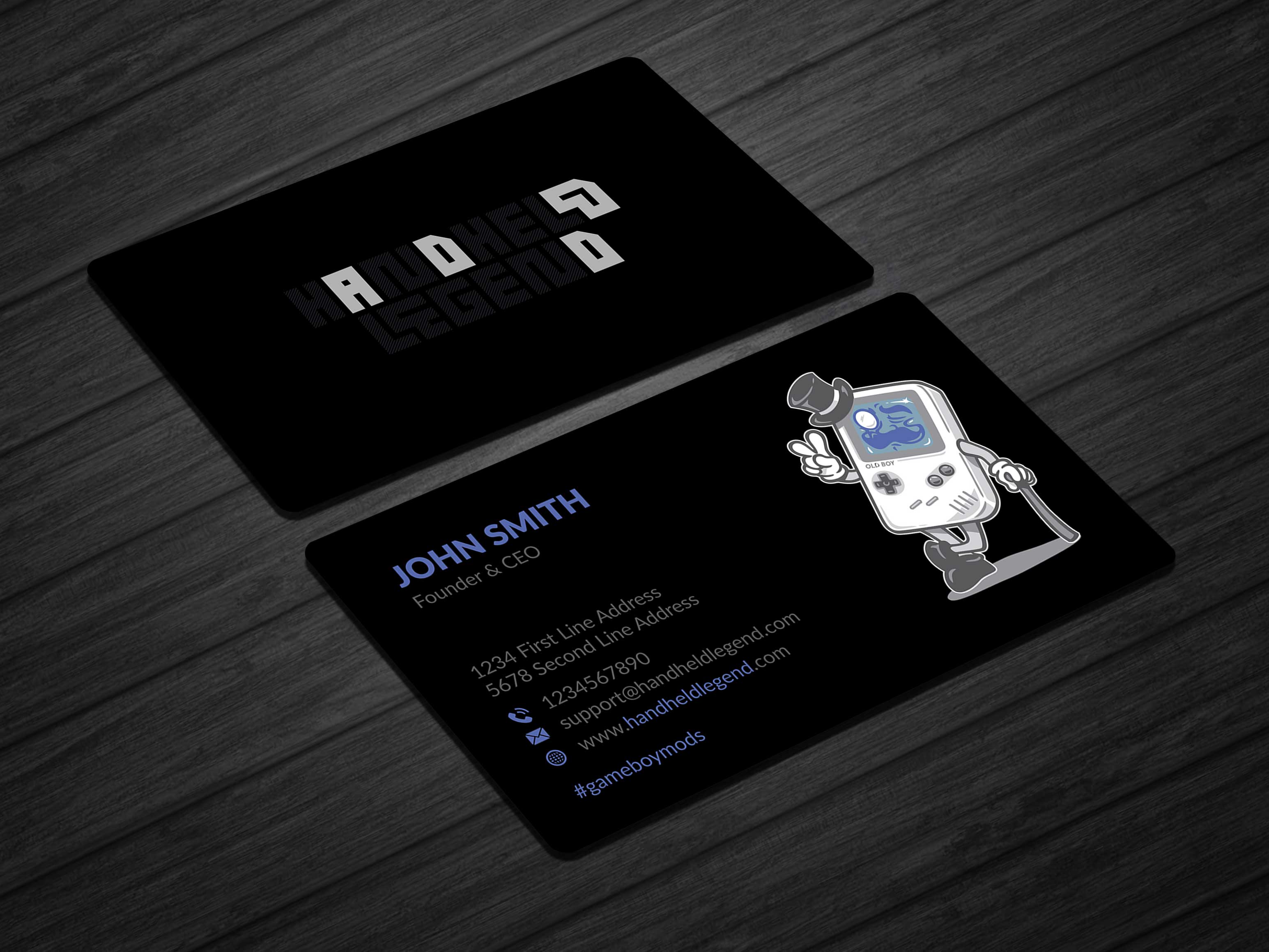 Diseño de Tarjeta de Presentación por Musa. A para Hand Held Legend | Diseño #23558560