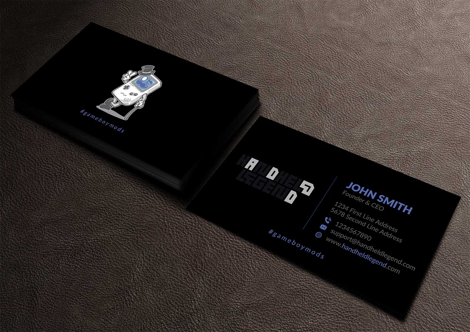 Visitenkarten-Design von Musa. A für Hand Held Legend | Design #23558561