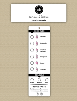 Swing Tag for a sustainable fashion label | Graphic Design by HamzaMalik