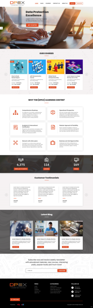 Web Design by pb for this project | Design #23557839