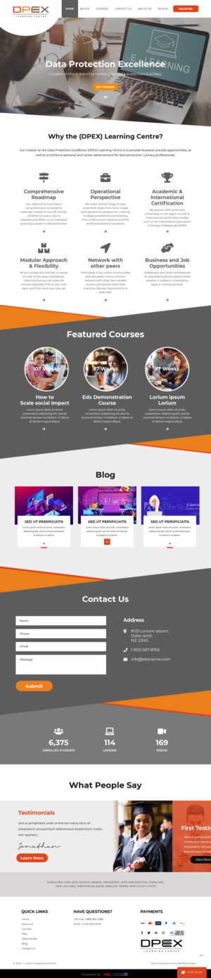 Web Design by pb for this project | Design: #23562054