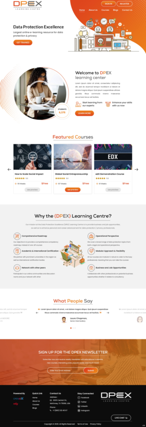 Web Design by pb for this project | Design: #23562055