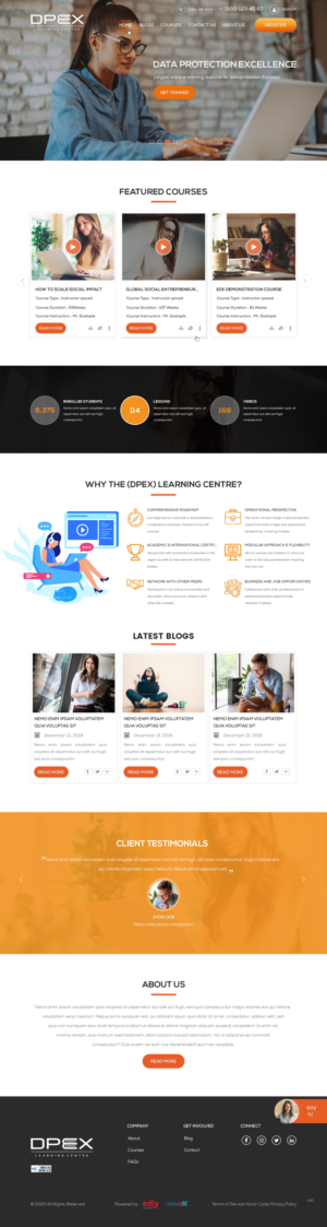 Web Design by pb for this project | Design: #23562057