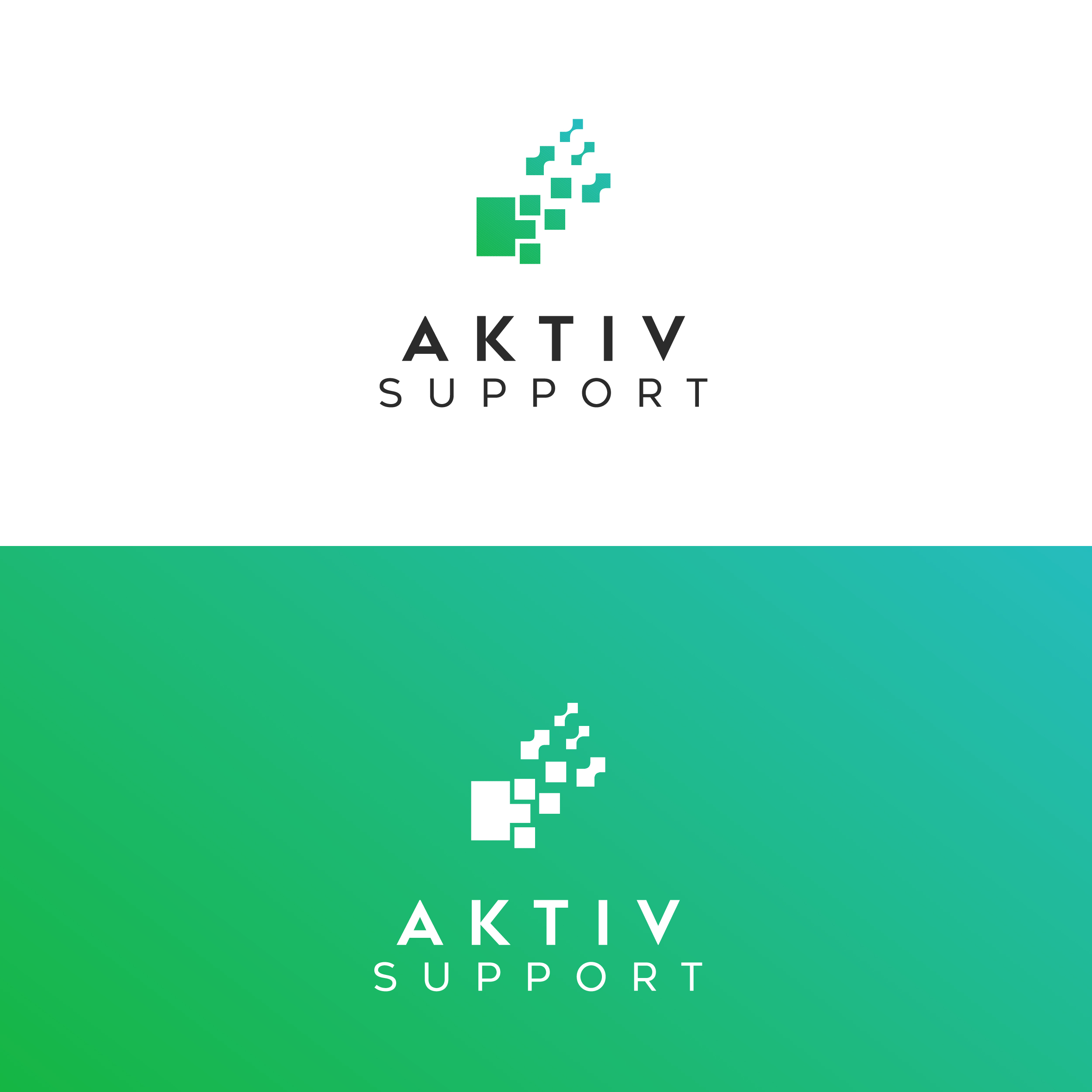 Logo Design by Spekkon for Aktiv Support GmbH | Design #23561141