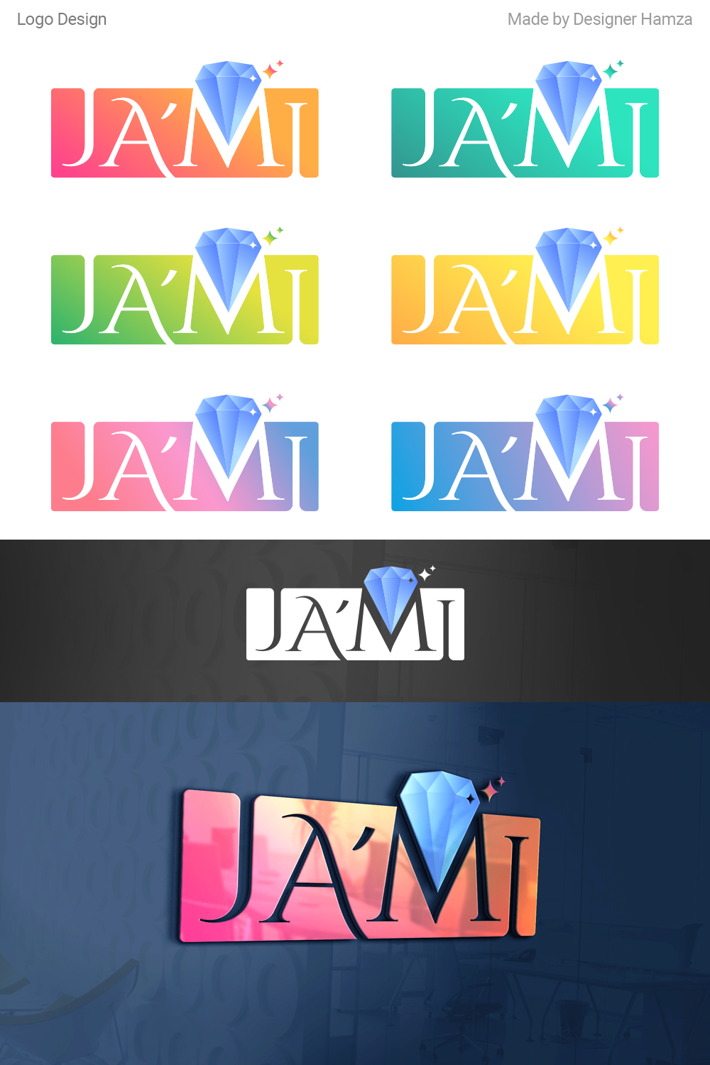 Diseño de Logo por Designer Hamza para Ja'Mi Products LLC | Diseño #23564828