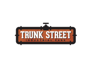 TRUNK STREET (Industrial Park in smaller font) | Logo Design by Buck Tornado