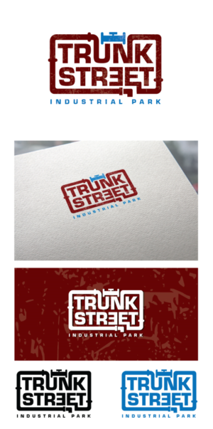 TRUNK STREET (Industrial Park in smaller font) | Logo Design by AbhishekkM'24