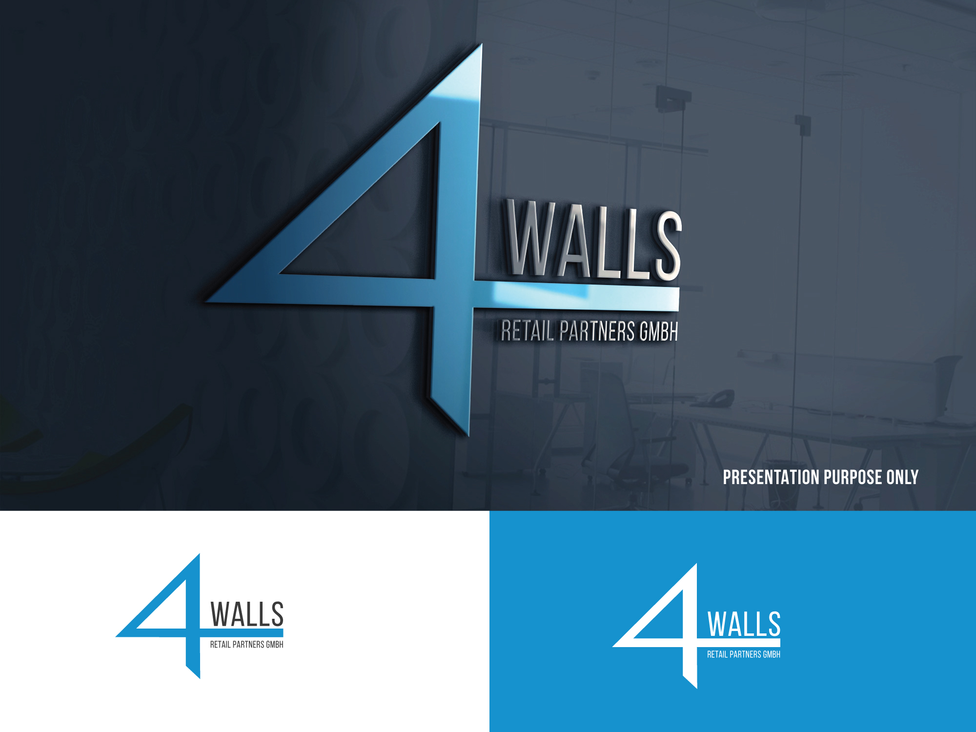 Logo Design by Paras Bali for Capital H Immobilien GmbH | Design #23580659