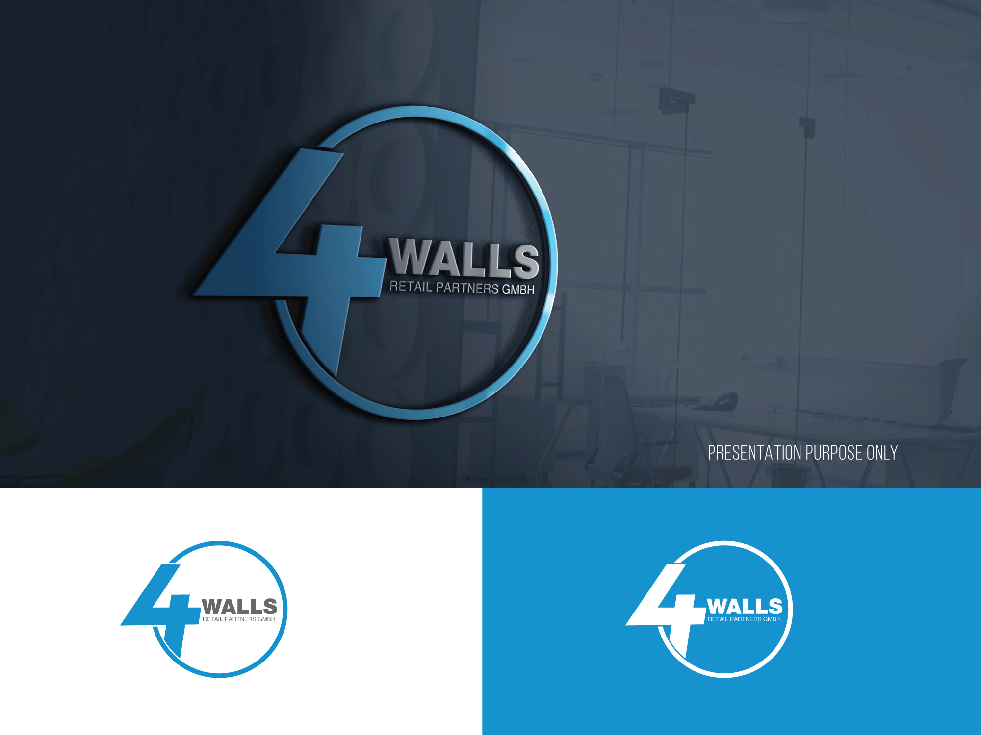 Logo Design by Paras Bali for Capital H Immobilien GmbH | Design #23580707